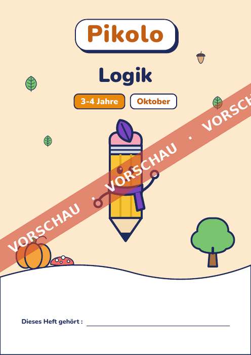 Heft des Monats Logik, 3-4 Jahre