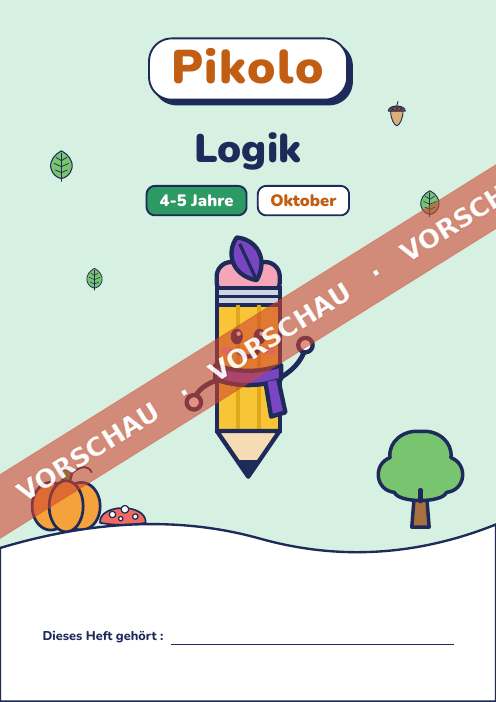Heft des Monats Logik, 4-5 Jahre
