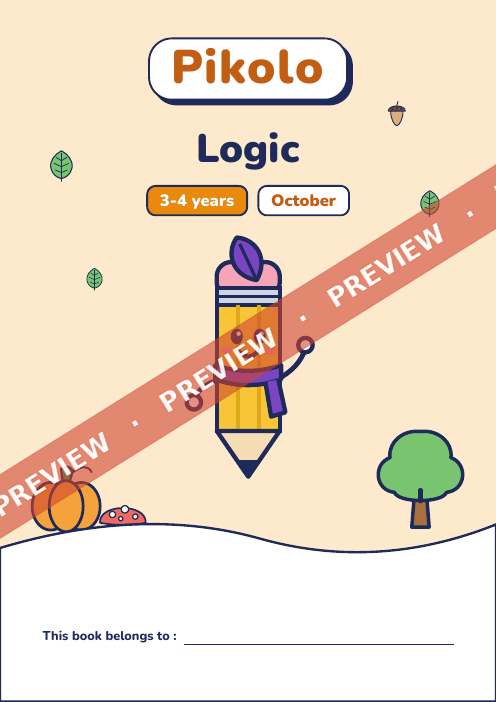 Book of the month Logic, 3-4 years
