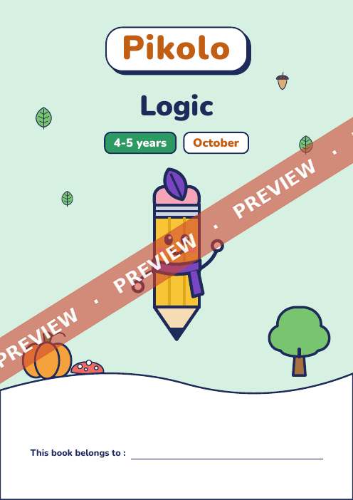 Book of the month Logic, 4-5 years