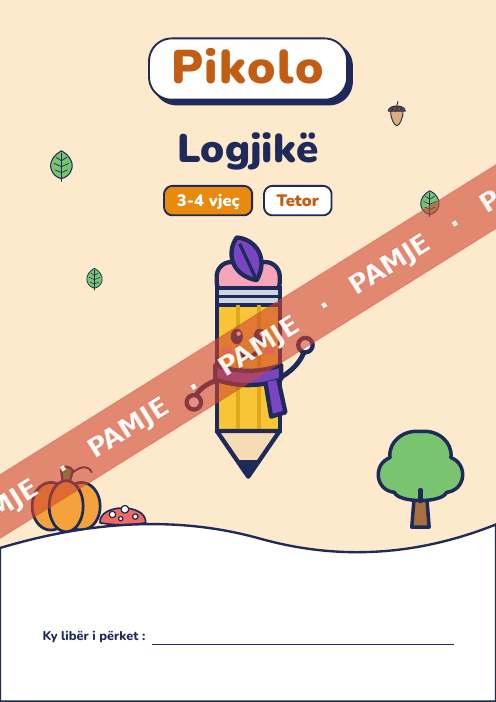 Fletorja e muajit Logjikë, 3-4 vjeç
