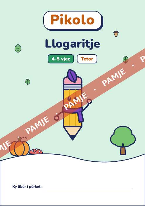 Fletorja e muajit Llogaritje, 4-5 vjeç