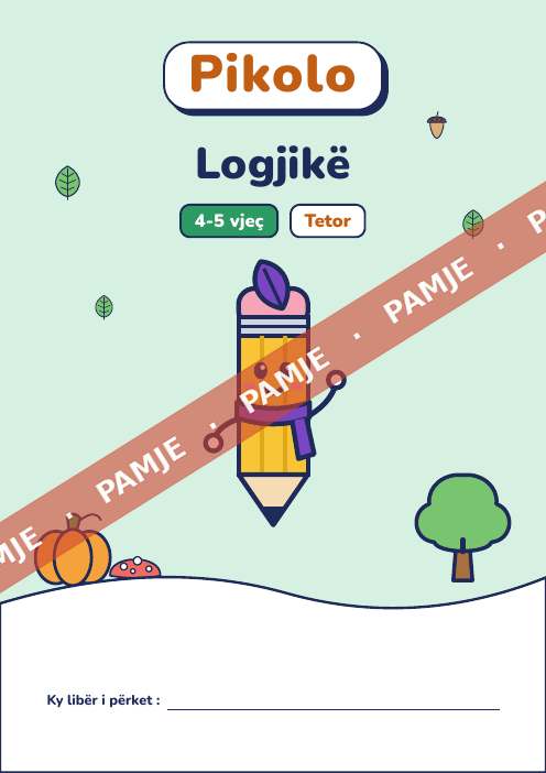 Fletorja e muajit Logjikë, 4-5 vjeç