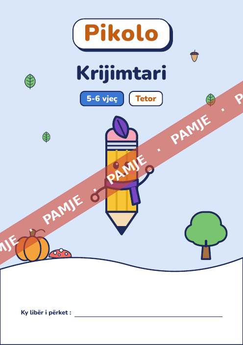 Fletorja e muajit Krijimtari, 5-6 vjeç